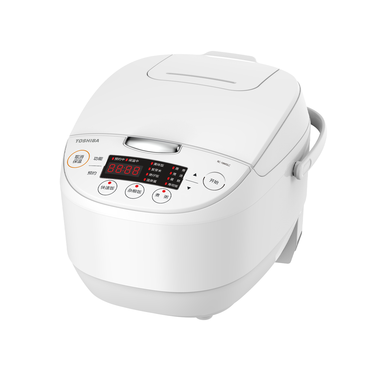 东芝 5L电饭煲 特色发芽米 备长炭厚釜 IH大火沸腾  14H智能预约 18MSLC