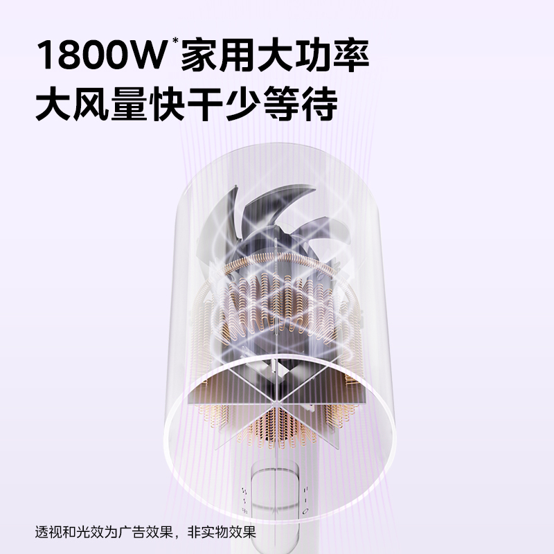 美的_电吹风_FZ201_极地白