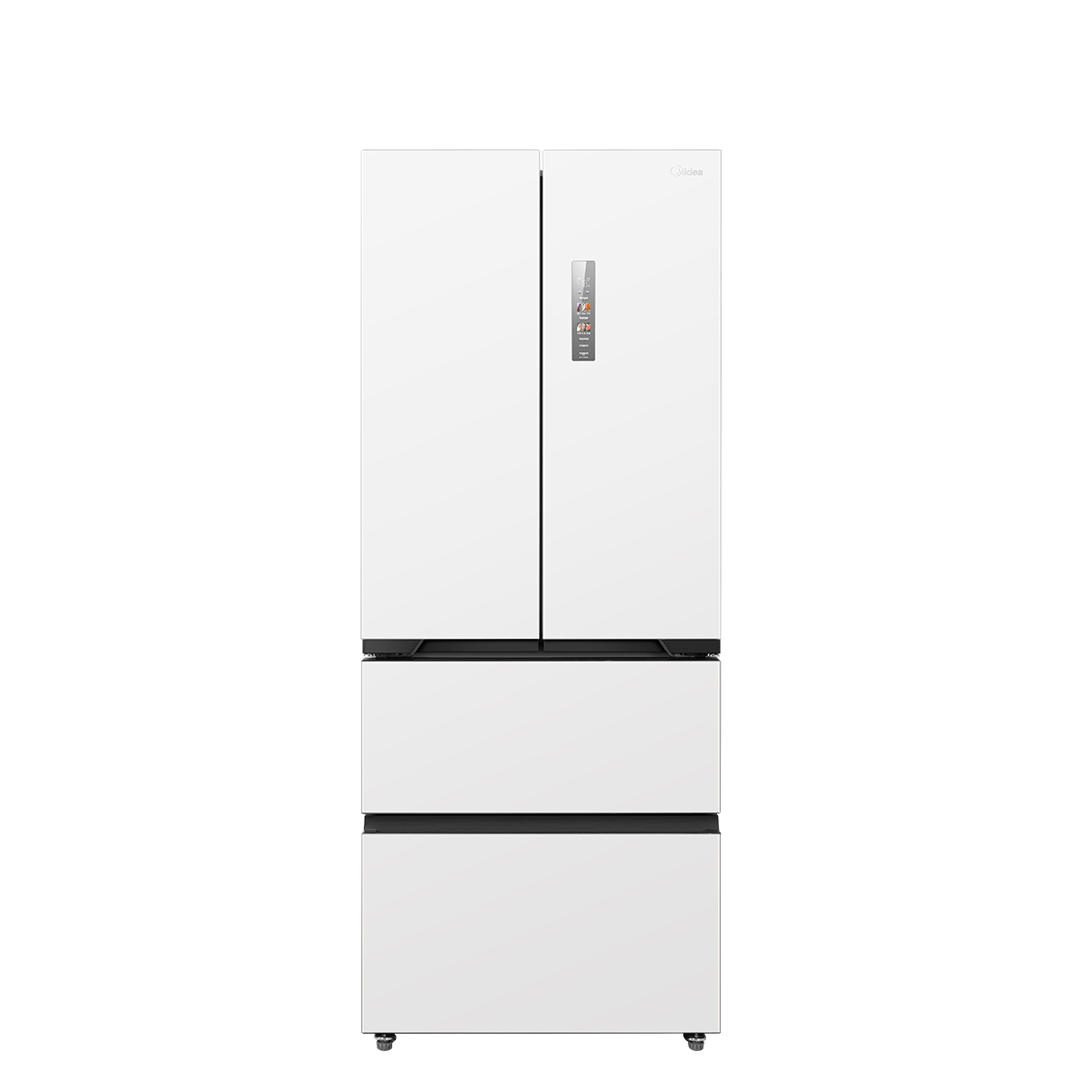 【企业补贴】美的法式多门超薄嵌入式一级变频风冷无霜MR-468WUFPZE 流苏白