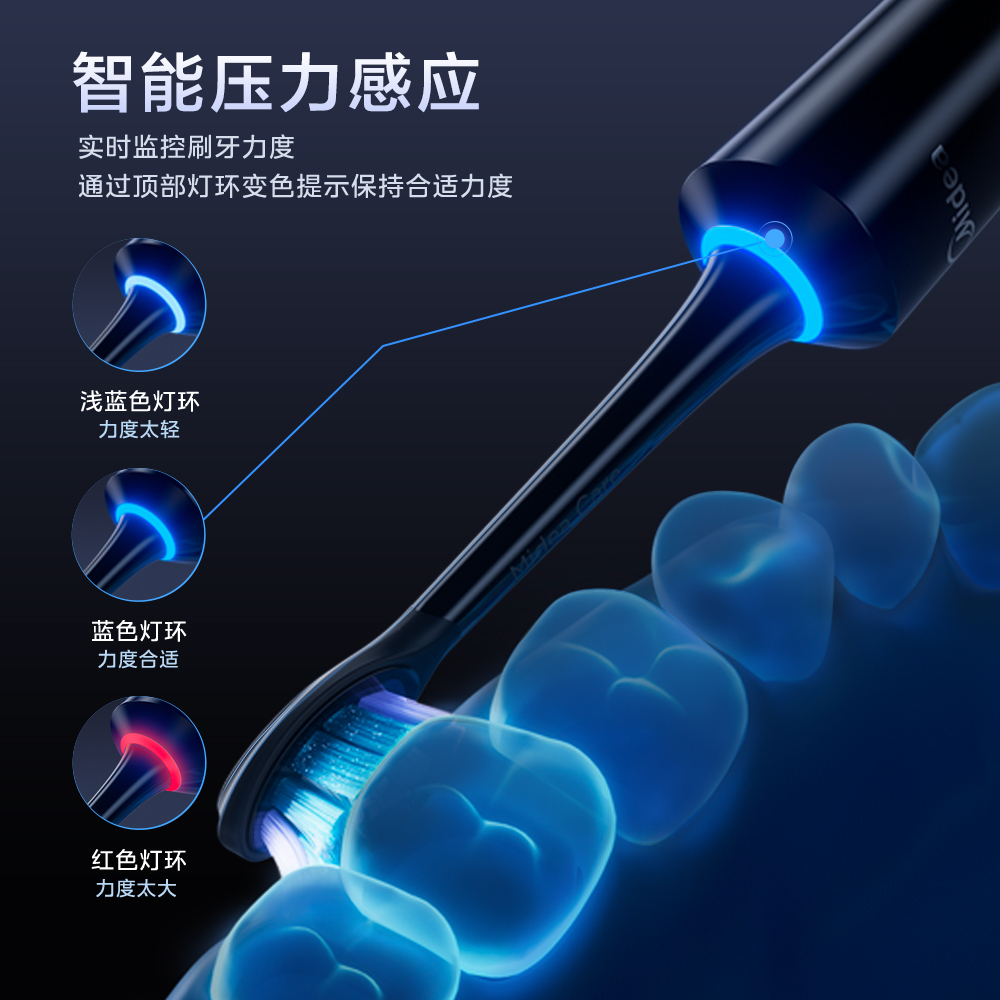 美的_电动牙刷_YM6Pro_时空银