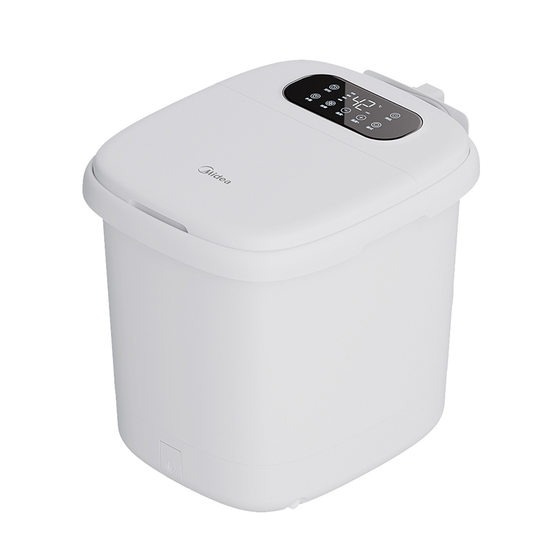 美的（Midea）泡脚桶杀菌足浴盆加热自动按摩洗脚盆熏蒸暖泡喷淋生日礼物送父母长辈ZL310温泉桶