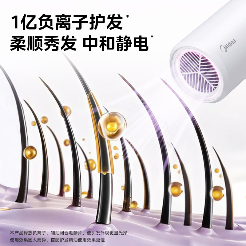 美的_电吹风_FZ201_极地白