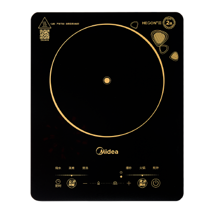 美的 电磁炉 C21-WK2102 家用大功率一键爆炒