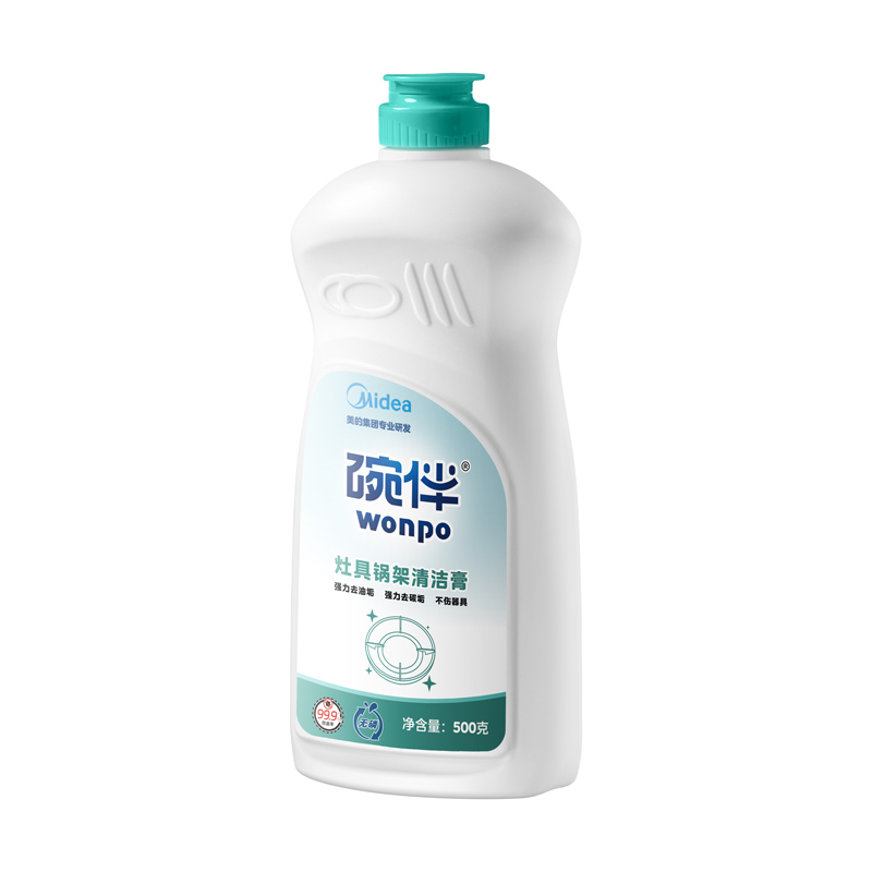碗伴 油污清洗剂1瓶装  重油污清洁 柠檬清香除异味 高效除菌 500g/瓶