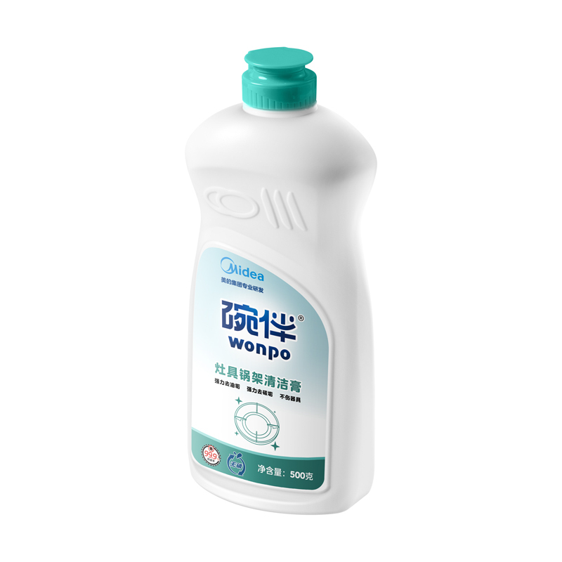 碗伴 油污清洗剂1瓶装  重油污清洁 柠檬清香除异味 高效除菌 500g/瓶