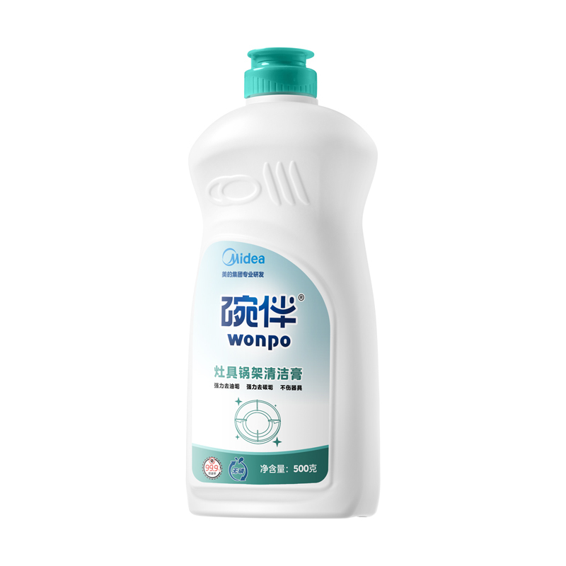 碗伴 油污清洗剂1瓶装  重油污清洁 柠檬清香除异味 高效除菌 500g/瓶
