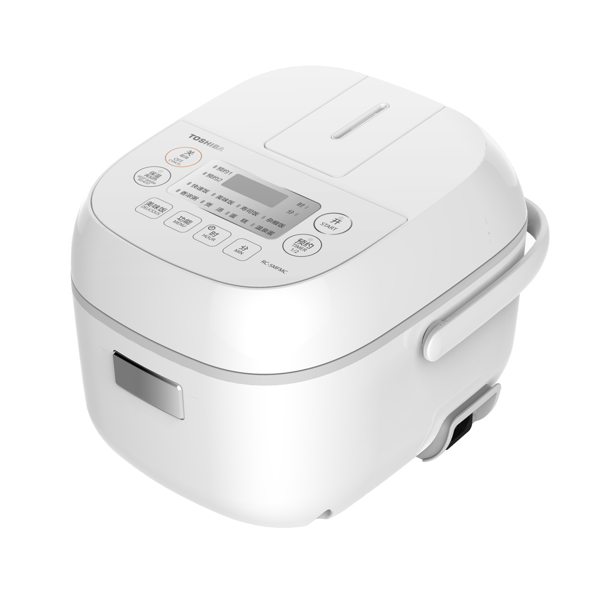 东芝1.6L迷你电饭煲（白色）