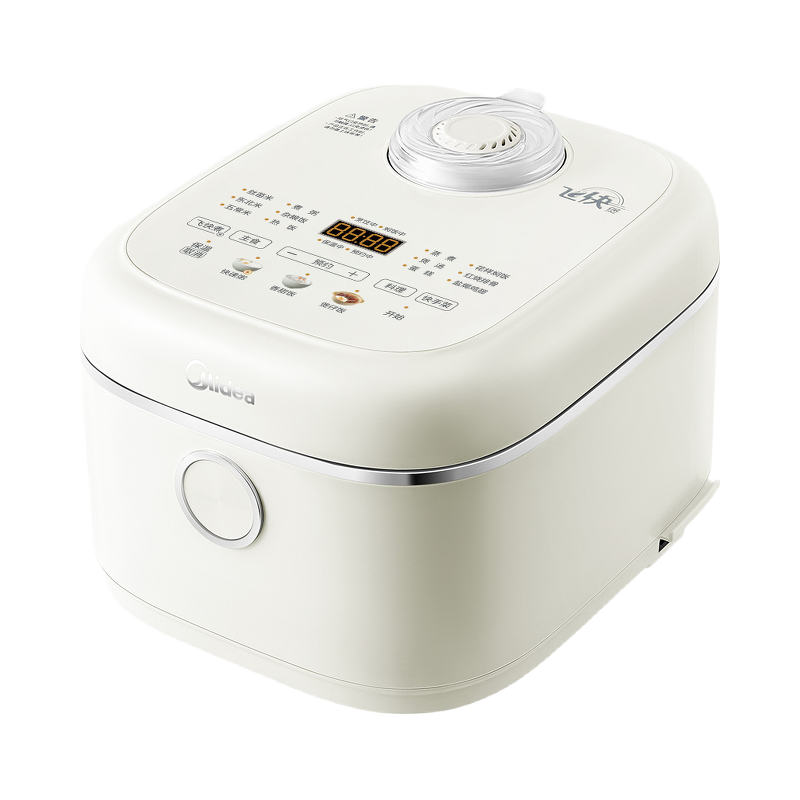 美的 全智能电饭煲 MB-4E01R 青瓷鼎釜 飞快阀 4L容量