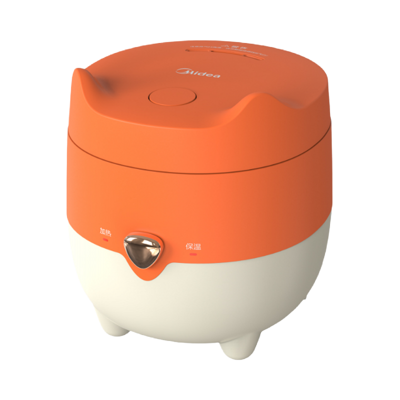 美的 小狐狸电饭煲MB-FB12X1-105B 30分钟快煮 黑晶内胆 不沾涂层1.2L  