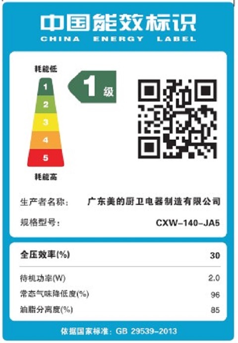 美的油烟机CXW-140-JA5侧吸式 超薄平嵌防碰头 自清洁 变频瞬吸烟灶联动 