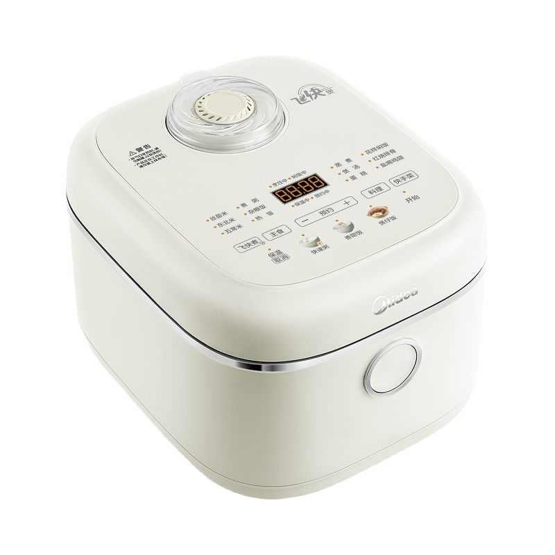 美的 全智能电饭煲 MB-4E01R 青瓷鼎釜 飞快阀 4L容量