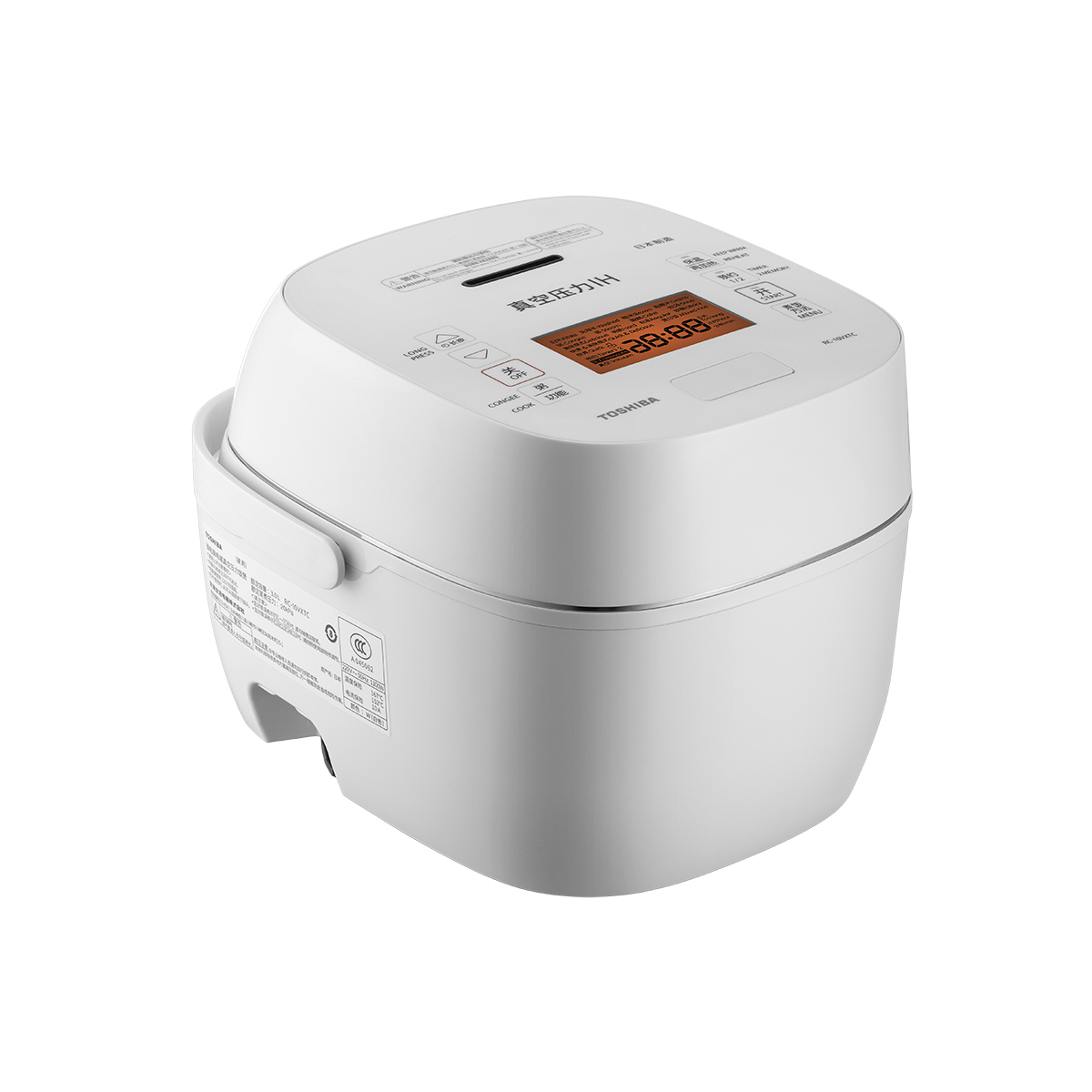 东芝 全智能电饭煲 RC-10VXTC 3L容量 原装进口 7mm锻造釜